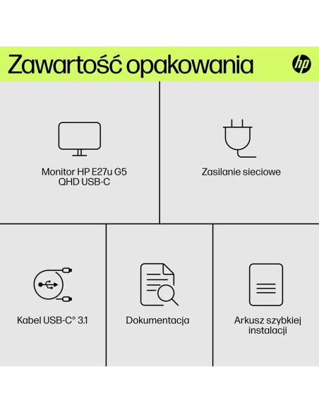 Monitor Hp E27U G5 Qhd Usb-C