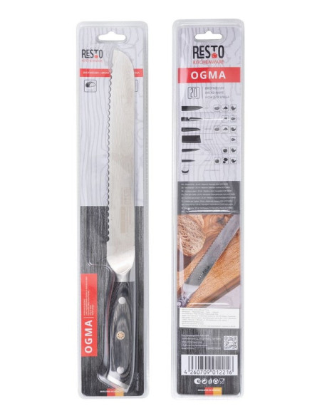 Resto Kitchenware 95342 Nóź Kuchenny Stal Nierdzewna 1 Szt. Nóż Do Chleba