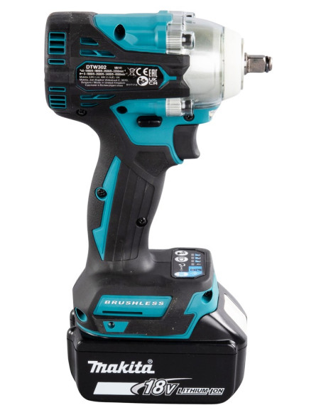 Makita Dtw302Z Klucz Zasilany 3/8" 3200 Rpm Czarny, Niebieski 18 V
