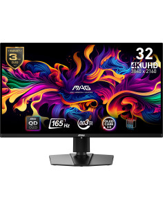 Msi Mag 321Up Qd-Oled Monitor Komputerowy 80 Cm (31.5") 3840 X 2160 Px 4K Ultra Hd Czarny