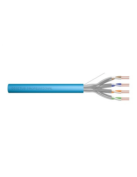 Kabel Instalacyjny Digitus Kat.6A, U/Ftp, Eca, Awg 23/1, Lsoh, 305M, Niebieski, Karton