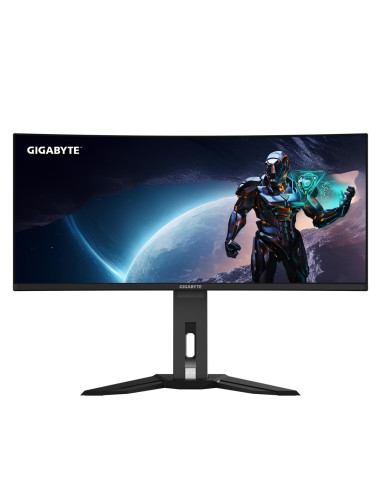 Gigabyte Mo34Wqc2 Monitor Komputerowy 86,4 Cm (34") 3440 X 1440 Px Wide Quad Hd Oled Czarny