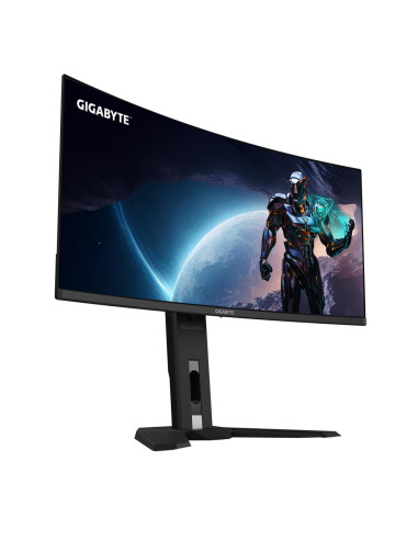 Gigabyte Mo34Wqc2 Monitor Komputerowy 86,4 Cm (34") 3440 X 1440 Px Wide Quad Hd Oled Czarny