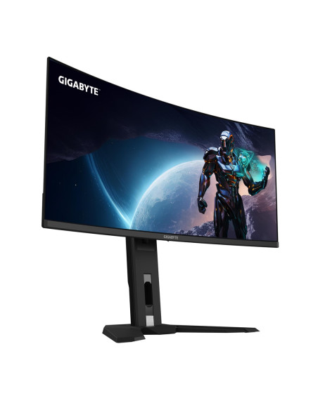 Gigabyte Mo34Wqc2 Monitor Komputerowy 86,4 Cm (34") 3440 X 1440 Px Wide Quad Hd Oled Czarny