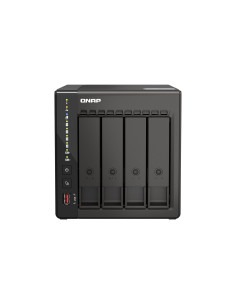 Qnap Ts-453E-8G, Tower, 4 X 2.5"/3.5" Sata , Intel Celeron J6412 4C/4T, 8 Gb Ddr4 Onboard Not Expandable, 2 X 2.5Gbe, External A