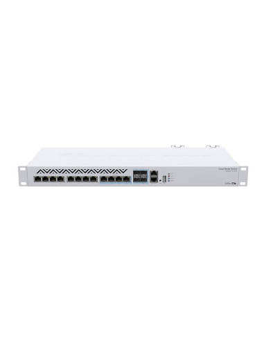 Mikrotik Crs312-4C+8Xg-Rm Łącza Sieciowe L3 10G Ethernet (100/1000/10000) Biały 1U