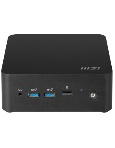 Msi Cubi Nuc 1M-003Eu I3-100U 8Gb Ssd512Gb Intel Uhd Graphics Ax211 Wifi 6E Windows 11 Pro Black