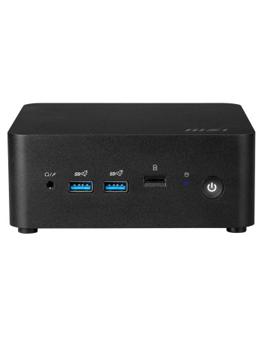 Msi Cubi Nuc 1M-003Eu I3-100U 8Gb Ssd512Gb Intel Uhd Graphics Ax211 Wifi 6E Windows 11 Pro Black