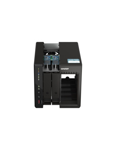 Qnap Ts-253E-8G, Tower, 2 X 2.5"/3.5" Sata, Intel Celeron J6412 4C/4T, 8 Gb Ddr4 Onboard Not Expandable, 2 X 2.5Gbe, External Ad