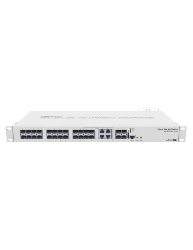 Mikrotik Crs328-4C-20S-4S+Rm Łącza Sieciowe Zarządzany L2/L3 1U Biały