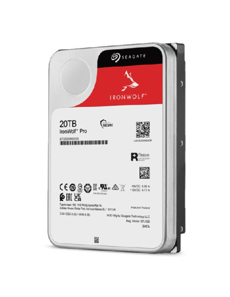Dysk Hdd Seagate Ironwolf Pro (20 Tb  256Mb  3.5"  Sata)
