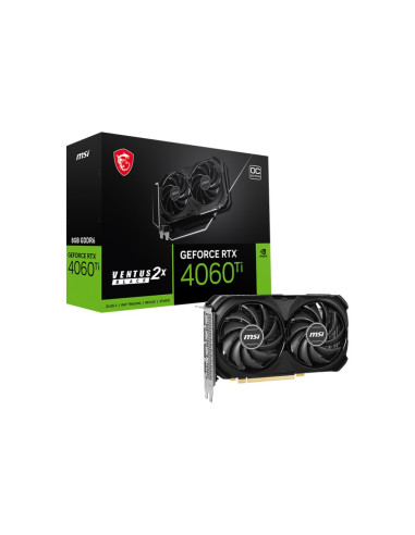 Karta Graficzna Msi Geforce Rtx 4060 Ti 8Gb Ventus 2X Black