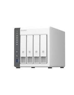 Qnap Ts-433-4G, Tower, 4 X 2.5"/3.5" Sata , Arm 2.0Ghz Quad Core, 4Gb, 1 X 2.5Gbe + 1 X Gbe, External Adapter (Psu)