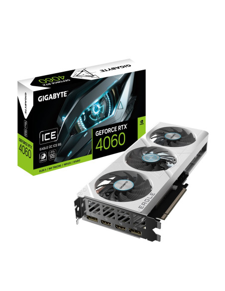 Gigabyte Geforce Rtx 4060 Eagle Oc Ice 8G Nvidia 8 Gb Gddr6