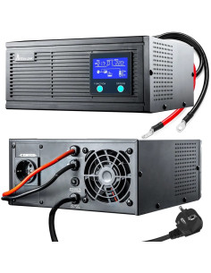 Extralink Piorun 3000Va/2100W Inwerter, Czysta Sinusoida, Napięcie Akumulatora 24Vdc