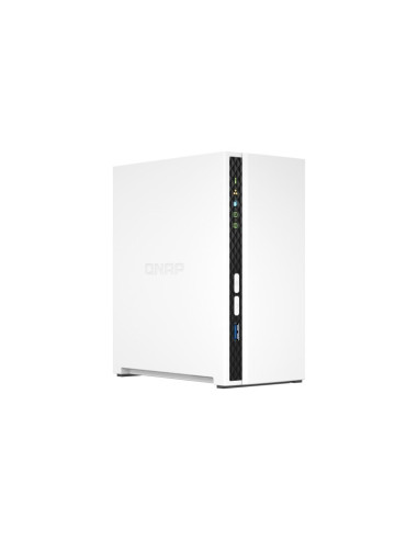 Qnap Ts-233, Tower, 2 X 2.5"/3.5" Sata, Arm 2.0Ghz Quad Core, 2Gb, 1 X 1Gbe, External Adapter (Psu)
