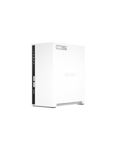 Qnap Ts-233, Tower, 2 X 2.5"/3.5" Sata, Arm 2.0Ghz Quad Core, 2Gb, 1 X 1Gbe, External Adapter (Psu)