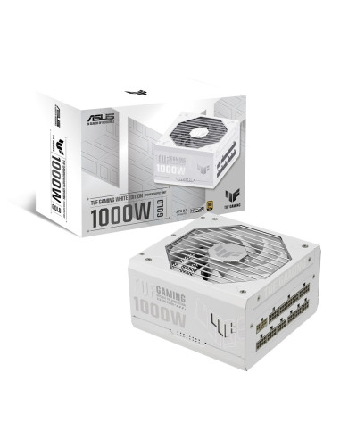 Asus Tuf Gaming 1000W Gold White Edition Moduł Zasilaczy 20+4 Pin Atx Atx Biały