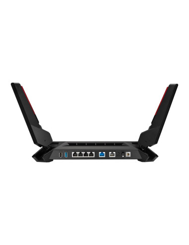 Asus Rog Rapture Gt-Ax6000 Router Bezprzewodowy 2.5 Gigabit Ethernet Dual-Band (2.4 Ghz/5 Ghz) Czarny