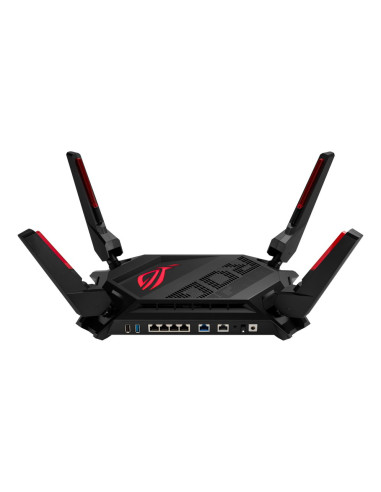 Asus Rog Rapture Gt-Ax6000 Router Bezprzewodowy 2.5 Gigabit Ethernet Dual-Band (2.4 Ghz/5 Ghz) Czarny