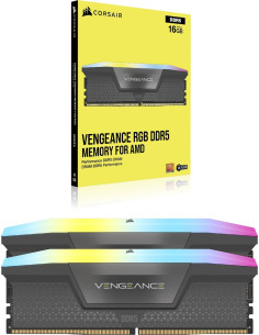 Corsair Vengeance Rgb, Ddr5-6000, Cl36, Amd Expo - 32 Gb Dual Kit, Szary 2