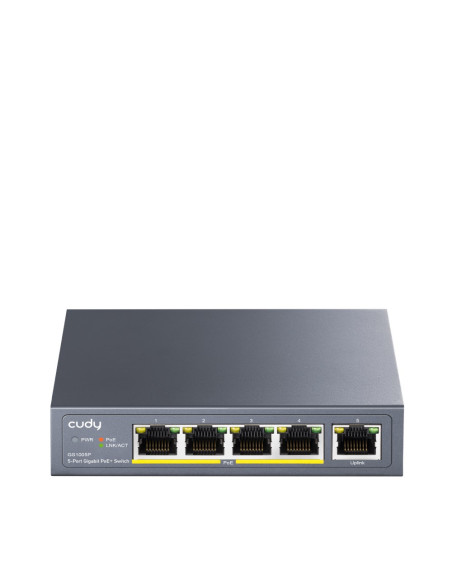 Poe+ Switch Cudy 60W 5-Port Gigabit