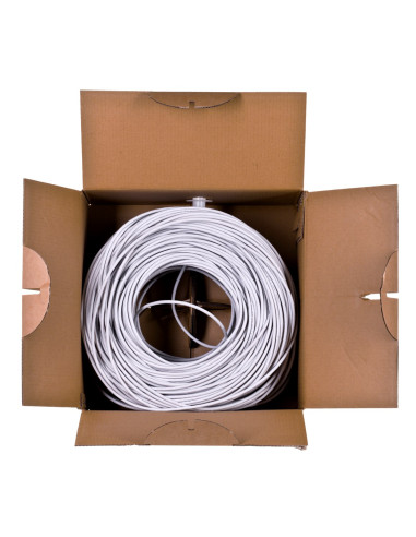 Kabel Sieciowy Lanberg Lcu6-12Cu-0305-S (Utp  305M  Kat. 6  Kolor Szary)