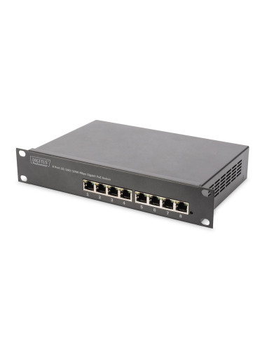 Digitus 10-Calowy 8-Portowy Przełącznik Gigabit Ethernet Poe