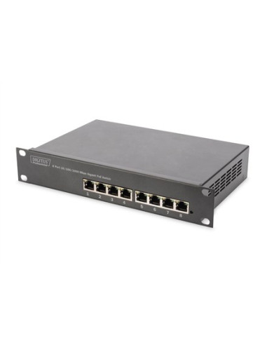 Digitus 10-Calowy 8-Portowy Przełącznik Gigabit Ethernet Poe