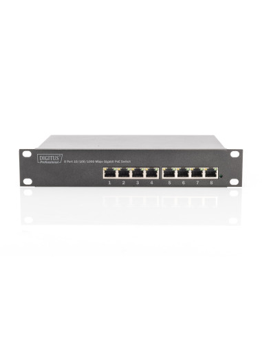 Digitus 10-Calowy 8-Portowy Przełącznik Gigabit Ethernet Poe