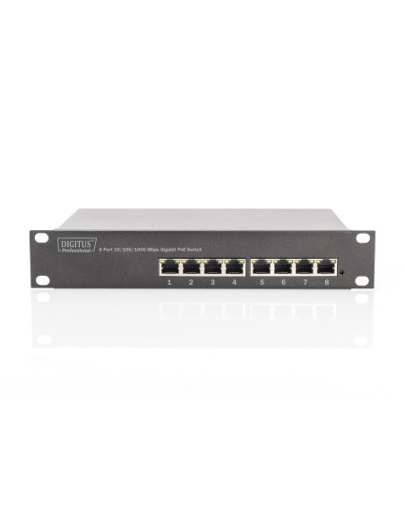 Digitus 10-Calowy 8-Portowy Przełącznik Gigabit Ethernet Poe