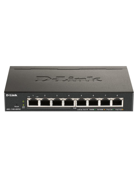 D-Link Dgs-1100-08Pv2/E 8-Port Poe Gigabit Smart Mana