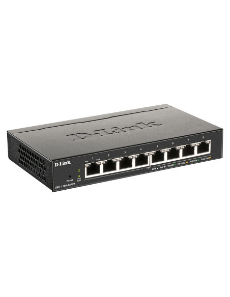D-Link Dgs-1100-08Pv2/E 8-Port Poe Gigabit Smart Mana