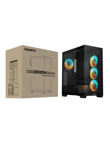 Gigabyte C500 Panoramic Stealth Midi Tower Czarny