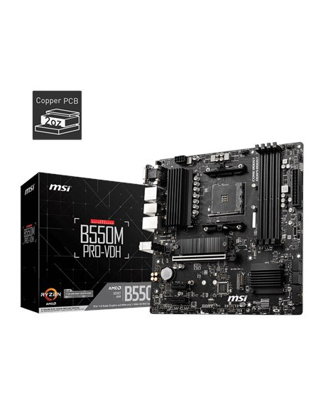Msi B550M Pro-Vdh Płyta Główna Amd B550 Socket Am4 Micro Atx
