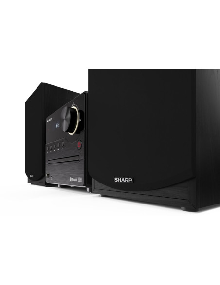 Sharp Xl-B512(Bk) Mikrosystem Hi-Fi, Cd/Fm/Usb/Bluetooth V5.0, 45W, Czarny Sharp | Mikrosystem Hi-Fi | Xl-B512(Bk) | Gniazdo Usb