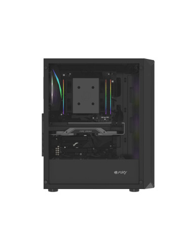 Fury Obudowa Komputerowa Fury Shobo Sh4F Rgb Midi Z Oknem Czarna