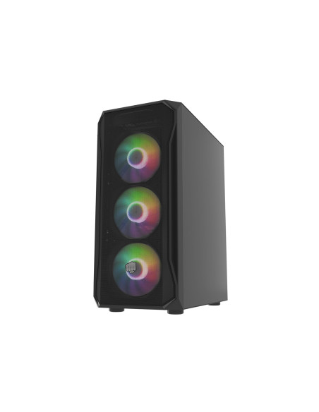 Fury Obudowa Komputerowa Fury Shobo Sh4F Rgb Midi Z Oknem Czarna