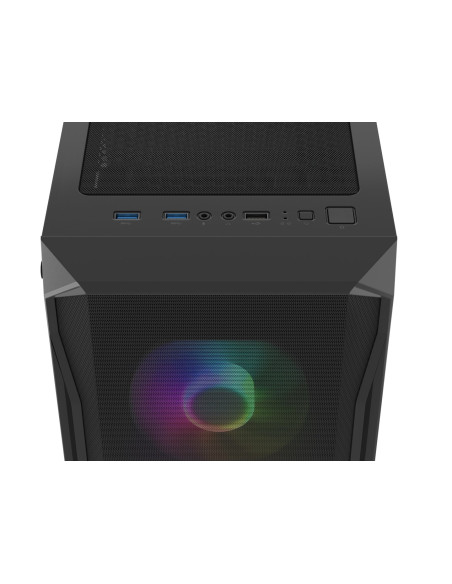Fury Obudowa Komputerowa Fury Shobo Sh4F Rgb Midi Z Oknem Czarna