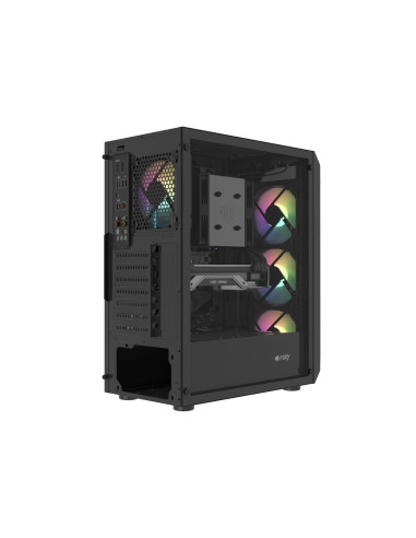 Fury Obudowa Komputerowa Fury Shobo Sh4F Rgb Midi Z Oknem Czarna