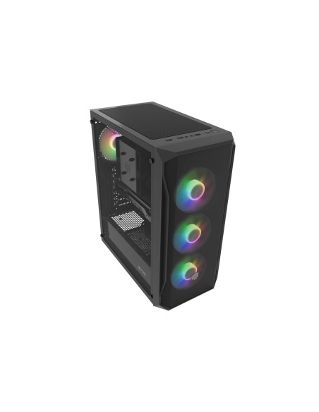 Fury Obudowa Komputerowa Fury Shobo Sh4F Rgb Midi Z Oknem Czarna