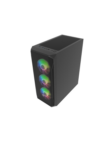 Fury Obudowa Komputerowa Fury Shobo Sh4F Rgb Midi Z Oknem Czarna