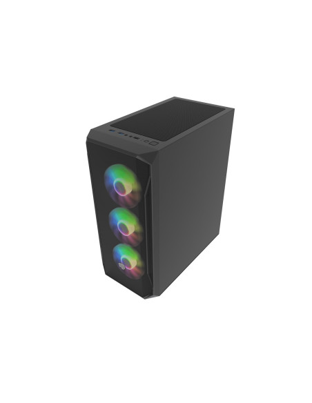 Fury Obudowa Komputerowa Fury Shobo Sh4F Rgb Midi Z Oknem Czarna