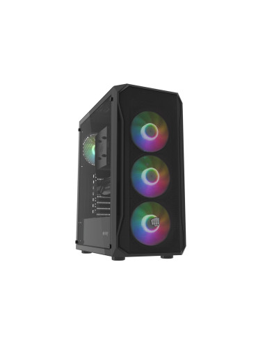 Fury Obudowa Komputerowa Fury Shobo Sh4F Rgb Midi Z Oknem Czarna