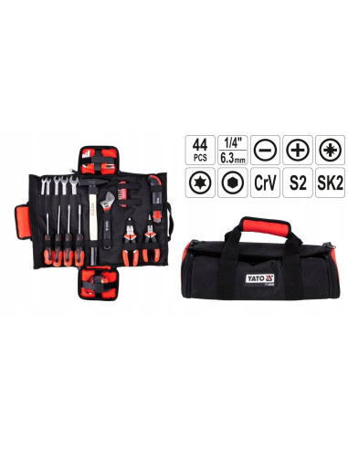 Yato Zestaw Narzędzi 44 Elem W Etui
