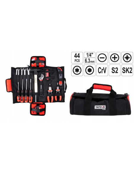 Yato Zestaw Narzędzi 44 Elem W Etui