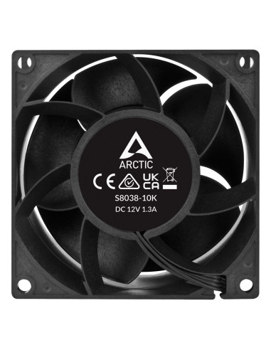 Arctic S8038-10K Procesor Wentylator 8 Cm Czarny 4 Szt.