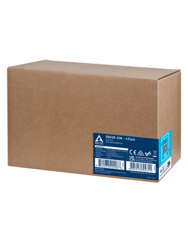 Arctic S8038-10K Procesor Wentylator 8 Cm Czarny 4 Szt.