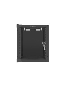 Szafa Jednosekcyjna Lanberg Wf10-2306-10B (6U  329Mm / 280Mm / 310 Mm  Wisząca  Szklane  10"  Kolor Czarny) 2