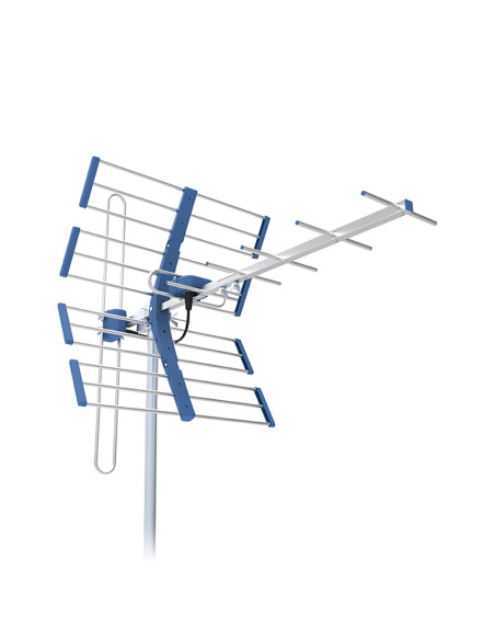 Antena Tv Dvb-T/T2 Vhf/Uhf Tt W19 Silver Combo 5G Protected Telkom Telmor